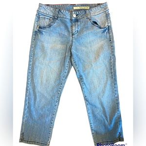 DKNY Jeans Cropped Mid-Rise -Size 8